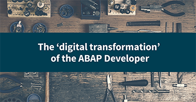 DIgital transformation of the ABAP Developer